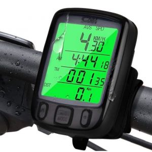 Ordinateur de vélo Compteur de Vitesse Sans Fil pour Bicyclette Vitesse Temps