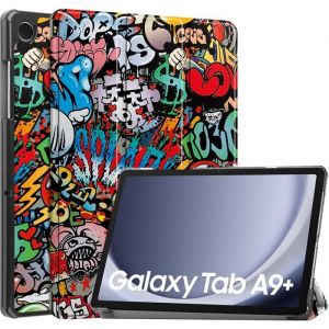 Ultra Mince Housse &Eacute;tui Couqe Tablette Pour Samsung Galaxy Tab A9 Plus 11 Pouces 2023 Sm-X210/Sm-X216/Sm-X218Graffiti[YC30]