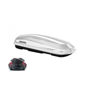 Coffre de toit 450L MENABO DIAMOND 450 DUO Blanc-Brillant