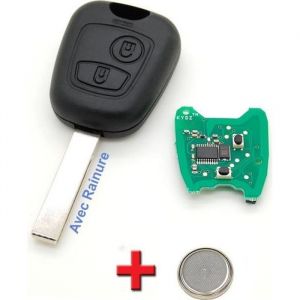 Cl&eacute; &eacute;lectronique vierge PEUGEOT 107 207 307
