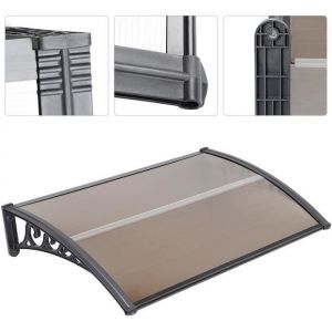 AUVENT DE PORTE ENTRÉE MARQUISE PORTE TERRASSE TOIT 100 X 60 CM