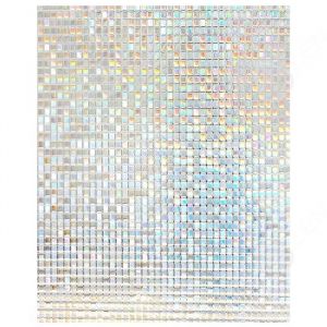 C Film fen&ecirc;tre 50x100cm film verre statique vitrage sans adh&eacute;sif isolant thermique protection la vie priv&eacute;e motif mosa&iuml;que color&eacute;