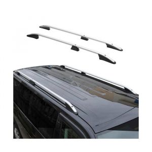 Barres de Toit Longitudinales pour Peugeot Partner III 2019-2024 L1 Alu Gris