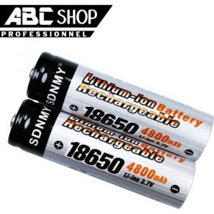 2 PILE ACCU BATTERIE RECHARGEABLE 18650 3.7V 4800mAh Li-ion BATTERY AKKU