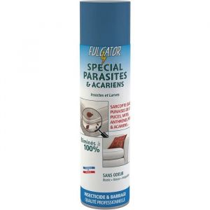 FULGATOR - Insecticide à large spectre SPÉCIAL PARASITES – 100% efficace contre sarcopte de la gale acariens punaises de lit poux