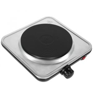 Plaque électrique 1 Feu - UTEN - Plaque De Cuisson Posable En Fonte - 1000W - Noir - Température variable
