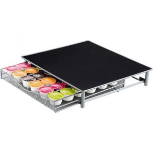 Porte-dosettes Dolce Gusto - Support pouvant contenir 36 capsules empilables - &Eacute;tag&egrave;re &agrave; tiroir filet A101