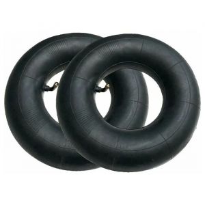Roue et chambre &agrave; air pour tondeuse &agrave; gazon lot de 2 chambres &agrave; air 4.00/3.50-6 350/400-6 3.50-6 4.00-6 4.10-6 avec tige de valve