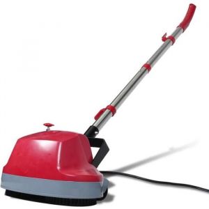 Cireuse &agrave; parquet 5 en 1 - VIDAXL - Rouge - Sans sac - 400 rpm