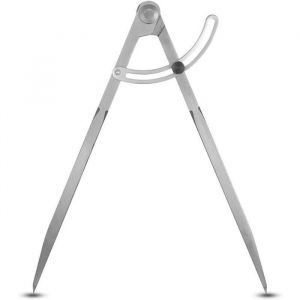 Compas Pointes Sches en Acier Carbone 300 mm pour Charpentier et Menuisier Jauge de Marquage couleurs multiples YYV