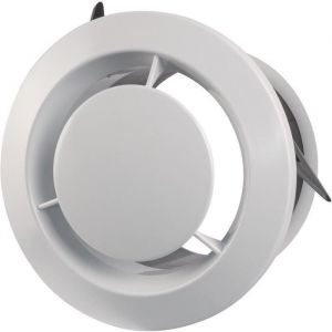 Bouche de cuisine - Vortice - VMC simple flux Vort Penta - Fixation rapide - Blanc - 4 positions dinstallation
