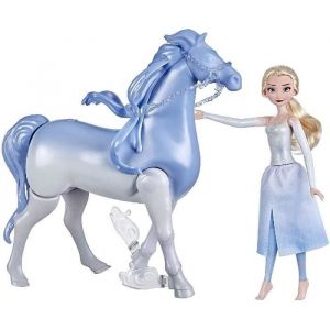 Poupée interactive - Disney - La Reine des Neiges 2 - Elsa 30 cm - Cheval Nokk 23 cm - 3 ans et plus