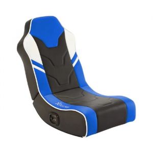 Fauteuil de jeu - X ROCKER - Shadow 2.0 - Audio 2.0 - Design eSport - Similicuir bleu