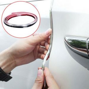 Bande de protection universelle - Chrome - 6mm x 2m - Auto-adhésif - Décoration - Facile à installer