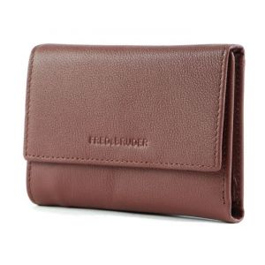 FREDsBRUDER Porte-monnaie marron en cuir pour femme - Pretty Little Things Wallet Kleene Dark Cognac 125949