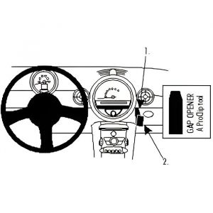 Fixation voiture Brodit Proclip Mini Cooper