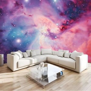 Papier Peint Panoramique Vortex Du Ciel Étoilé 350X250Cm Poster Geant Mural 3DTapisserie Photo Peinture MuraleEspace