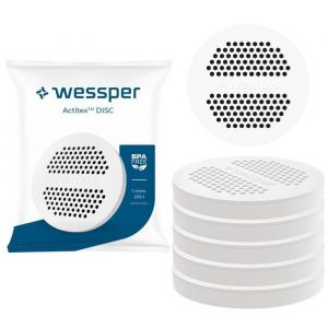 FILTRE WESSPER ACTITEX DISC POUR LES BOUTEILLES ET CARAFES BRITA ÉQUIPÉES DU FILTRE MICRODISC BRITA - 5 PIÈCES