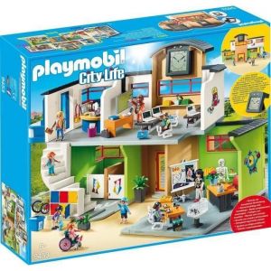 PLAYMOBIL 9453 - Ecole aménagée - City Life - Mixte - A partir de 5 ans