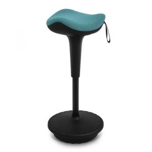 Tabourets de Bureau Debout Chaise de Bureau Ergonomique Tabouret Assis Pivotant Réglable en Hauteu - bleu - IWMH