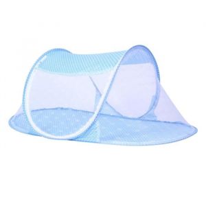 Été portable bébé moustique berceau moustiquaire se pliant lit bébé lit bébé moustiquaire bébé literie (bleu)#3