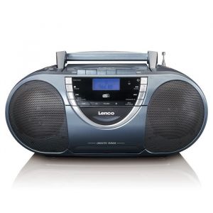 Boombox LENCO SCD-6800GY - Lecteur CD/MP3 Radio DAB+ et FM - Gris