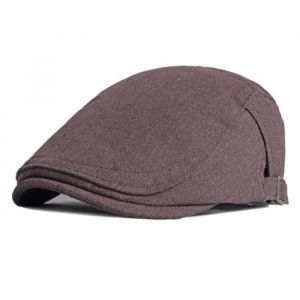 Unisexe Chapeau réglable béret Noir Casquette Plate Vintage Rétro Homme Chapeau 398