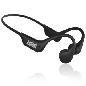 Casque Bluetooth - August - EP400 - Conduction Osseuse - 16GB - IP68 Étanche - Noir