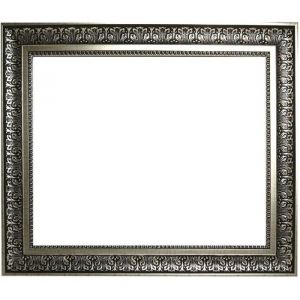 Neumann Bilderrahmen Cadre Baroque Argent D&eacute;cor&eacute; 675 Arg  Coupe 60x120 CM