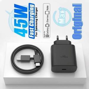 PD 45W 5A chargeur Super rapide pour Samsung S21 S22 S23 S24 Plus Note20 Ultra A34 A53 A54 A55 A71 A73 USB-C câble de charge