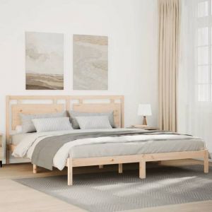 BONNIE&reg;Lit en bois Lit double:180x210 cm Cadre de lit extra long sans matelas 180x210 cm bois massif neuf51712