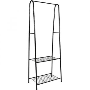 Portant-Penderie &Agrave; V&ecirc;tement M&eacute;tal &Eacute;tendoir S&eacute;choir &Agrave; Linge Porte-V&ecirc;tements - Porte-V&ecirc;tements Pour Chambre &Agrave; Coucher - Avec C[q72]