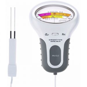 Testeur de qualité de leau de piscine - EINNENFFER - PC102 - Mesure pH - Teneur en chlore - Électronique