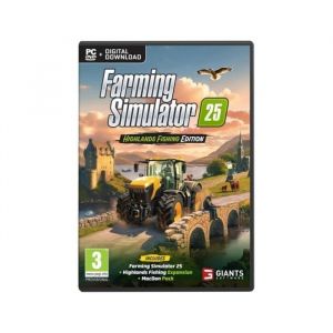 Juego PC Giants Software Farming Simulator 25 Highlands Fishing Edition Expansion 4 mapas + 400 máquinas