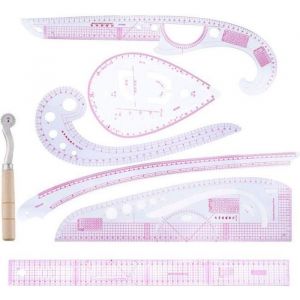 multifonctionnelle pour règle de vêtement 7pcs multifonctionnelle de règle métrique faisant loutil de tailleur-NOS