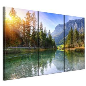 Tableau Decoration Murale - LUMASOUL - 5-2-1-0-2-2-10-3 - Moderne Motif - 3 parties - Noir - 90x60 cm