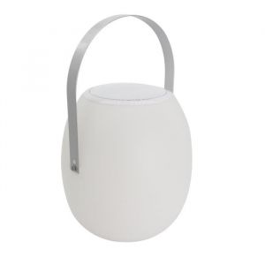 Lampe LED portable - Enceinte BT - 10W - Batterie 2000mAh - IP44 - Intensité lumineuse réglable