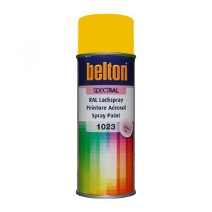 Bombe peinture - BELTON - RAL 1021 JAUNE COLZA - 400 ml - Mat - Peinture standard RAL