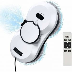 Robot Nettoyeur Vitres 5600 Pa Robot Laveur de Vitre Automatique avec Fonction Pulv&eacute;risateur Navigation Intelligente