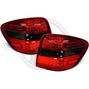 1691996  Paire de feux arrière rouge - fumé pour MERCEDES Classe ML de type W164 de 2005 a 2011