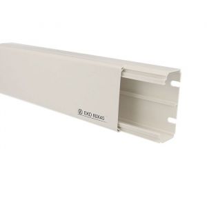 Goulotte &eacute;lectrique PVC 80 x 40 mm KOPOS
