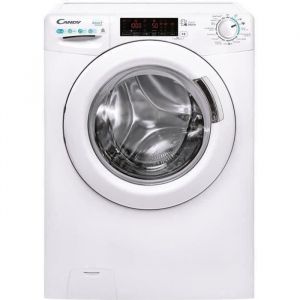 Lave-linge s&eacute;chant CANDY CSWS4128TWME - 12 / 8 kg - Induction - 1400 trs/min - Vapeur - Connect&eacute; - Blanc
