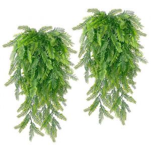 6 Pcs Plante Artificielle Tombante Foug&egrave;re Artificielle Plantes  D&eacute;cor Int&eacute;rieur Ext&eacute;rieur Arche Jardin