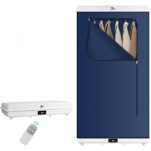 UTEN 1500W Séche à Linge étendoir PortableSèche-linge électrique étendoir à Linge avec étui De RangementMinuterie et Télécommande