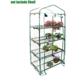 Housse De Serre Chaude En PVC Hivernage Tente pour Plantes &Agrave; Serre Petite SerreSerre de Jardin Balcon terrasse Serre pour tom[307]
