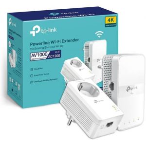 Kit Powerline Wifi AC 1200 Mbps - ZVVN - TL-WPA7617KIT - D&eacute;bit CPL 1 Gbit/s - Wifi bi-bande AC1200