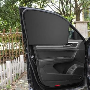 Rideau de soleil de voiture magn&eacute;tique Anti UV pare-soleil voiture pliable fen&ecirc;tre lat&eacute;rale Protection solaire