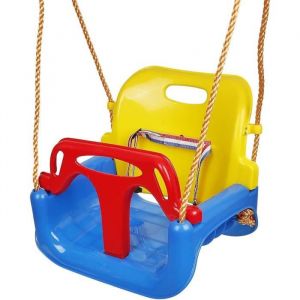 Fauteuil B&eacute;b&eacute; Si&egrave;ge Evolutif Balan&ccedil;oire Enfant 3 en 1 Balan&ccedil;oire de Jardin pour B&eacute;b&eacute; Balan&ccedil;oire avec Ceinture de S&eacute;curit&eacute; &agrave; lin