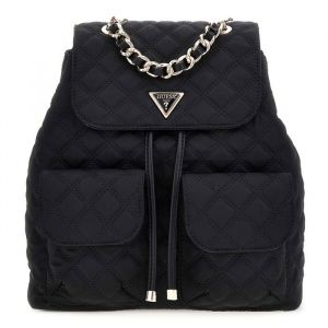 GUESS Sac à dos de loisirs noir pour femme - Giully II Flap Backpack 312008