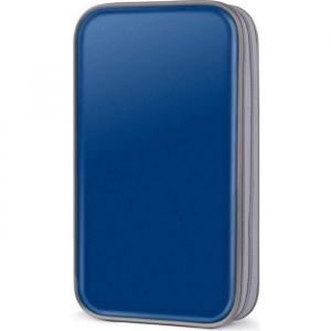 Range CD Pochette CD en plastique dur DVD-VCD Range CD 80 PCS Housse CD Classeur CD Pochette pour disque CD Boite CD Bleu  LBQ61